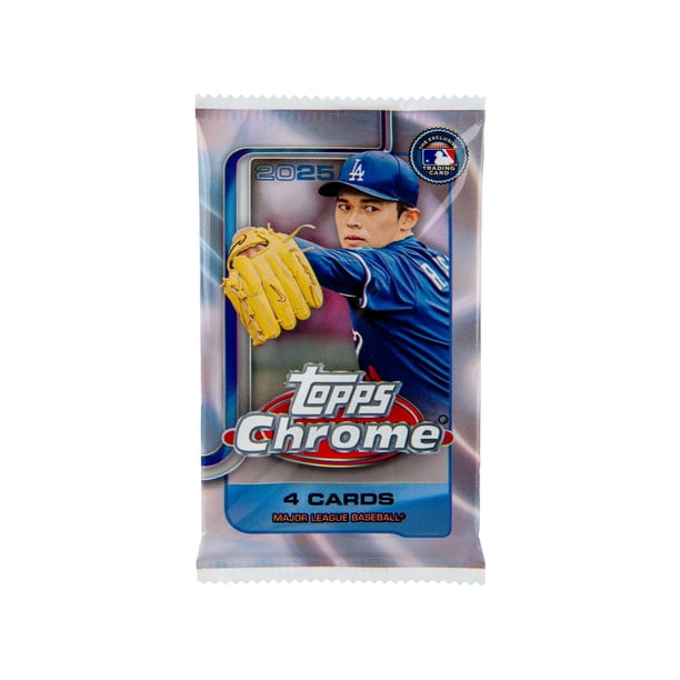 2025 Topps Chrome Baseball Trading Cards Value Box - Walmart.ca