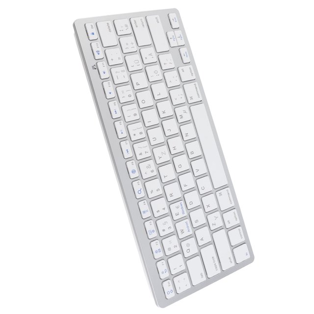 Clavier Sans Fil, multi-Appareils Pleine Taille pour Ordinateur Portable iOS W indows Angle Droit USB