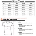 thumbnail image 4 of EGNMCR T-Shirts pour Femmes Femmes Manches Courtes Col en V Hauts Uniforme de Travail Blouse à Imprimé, 4 of 4