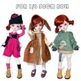 thumbnail image 2 of Vêtements de Poupée 30cm, Ensemble de Tenue de Poupée BJD Multistyles Dessin Animé 1/6, Cadeau Robe Mini Poupée DIY pour N2H1, 2 of 8