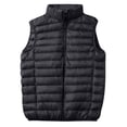 thumbnail image 1 of Fengqque Men's Packable Down Vest Outdoor Puffer Vest Winter Black M, 1 of 8