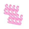 thumbnail image 2 of Baohd 2 Pairs Toe Separator Foot Spacer Supplies Compact Size Long-lasting No Burrs Exquisite Simple Operation Pink, 2 of 6