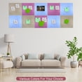 thumbnail image 5 of Unique Bargains Self Adhesive Wall Square Bulletin Felt Board Tile with Push Pin, Green 4 Pack, 5 of 5