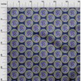 thumbnail image 3 of oneOone Georgette Viscose Blue Fabric Asian Mandala Sewing Craft Projects Fabric Prints By Yard 42 Inch Wide, 3 of 4
