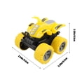 thumbnail image 2 of Eoozwa 4WD Friction Power Car No Batteries Required Durable ABS Plastic Inertia Action Toy for Rough Play Fun Birthday Gift for All Ages, 2 of 5