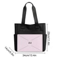 thumbnail image 3 of Fridja Sales Large Capacity Handbag Cloth Tote Female Student Handbag Shoulder Bag, 3 of 5