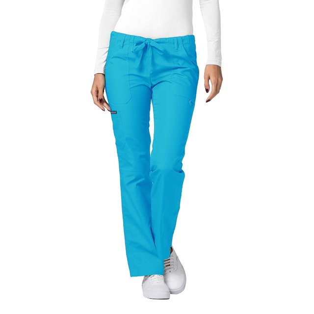 Adar Uniformes Médicaux Universels pour Femmes - Pantalon d'Uniforme à Jambe Droite avec Cordon