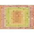 thumbnail image 1 of Ahgly Tapis Rectangulaire Lavable en Machine Intérieur Transitionnel Chrome Or Jaune, 6 Pieds x 9 Pieds, 1 of 7