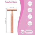 thumbnail image 3 of Bradem Rasoir pour Bords de Sécurité Réutilisable - avec 10 Bords Doubles, Sécuritaire pour Hommes et Femmes, Conception Durable, 3 of 9