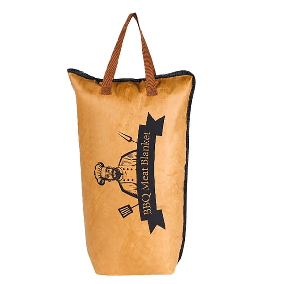 Food Storage BBQ Meat Bag Large Capacity Foldable Insulated Brisket Resting Blanket with Zipper for Optimal Meat Resting and Flavor Enhancement