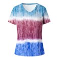 thumbnail image 3 of Birdeem Mode Décontractée Printemps Été Manches Courtes Col en V Blouses & Chemises pour Femmes, 3 of 4