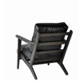 thumbnail image 2 of Chaise Coba en PU Plata Décor Import en noir, 2 of 4