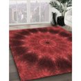 thumbnail image 3 of Ahgly Company Tapis Rectangulaire Lavable en Machine Intérieur Transitionnel Rouge Canneberge, 7 Pieds x 9 Pieds, 3 of 7