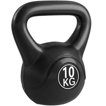 Soozier 22lb Fitness Kettlebell, Plastic Exercise Weight with Sand