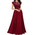 thumbnail image 1 of Robe Décontractée pour Femmes Robes de Femmes Tunique de Couleur Unie Sortir Ensemble Partie Robe de Couleur Unie Vêtements pour Femmes M Marine, 1 of 5