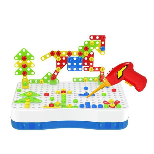 Education Puzzle Toy Set for Learning - Disassembly Drill Nut Tool Educational Toy for Kids