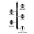 thumbnail image 3 of uniball™ 207 Plus+ Retractable Gel Pens, Medium Point (0.7mm), Black, 3 Pack, 3 of 7
