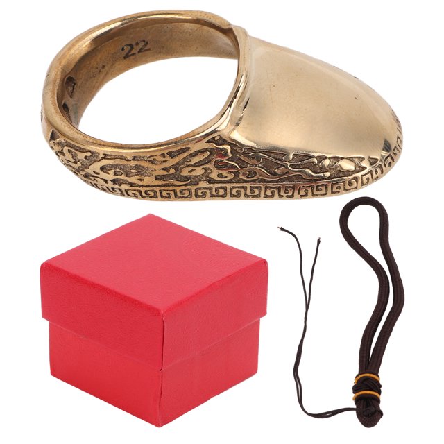 Archery Thumb Ring, Archery Finger Ring Versatile Wearing Styles For Shooting For Outdoor Archery 22mm