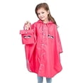 thumbnail image 1 of Poncho Imperméable à Capuche pour Enfants, Durable, Portable, Cape de Pluie pour Garçons et Filles, 1 of 7