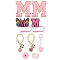 thumbnail image 1 of Glass & Bottle Drinkware Accessory Set Embroidery Patch Straw Covers Charm Necklace Chain Leak Guard Accessories for Cups Complete Decorative Upgrade Kit, 1 of 3
