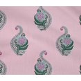 thumbnail image 4 of oneOone Cotton Flex Fabric Leaves & Floral Block Print Fabric By Yard 40 Inch Wide, 4 of 4