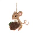 thumbnail image 1 of Ensemble de 2 Mouse avec un Ornement de Pudding de Noël, 1 of 2