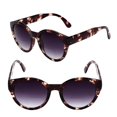 thumbnail image 1 of Womens Round Cat Eye Bifocal Sunglasses - 2 Pair Included with Soft Carrying Cases, 1 of 5