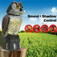 thumbnail image 2 of EIGTHTAIL Hibou Leurre Réaliste Épouvantail en Plastique Résistant aux Intempéries Dissuasif pour Oiseaux d'Extérieur, 2 of 6
