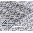 thumbnail image 4 of RUVANTI 100% Cotton Queen Sheets, Percale Queen Sheet Set, Chevron, 4 of 8