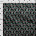 thumbnail image 2 of oneOone Cotton Flex Fabric Spiral & Floral Block Print Fabric BTY 40 Inch Wide, 2 of 4