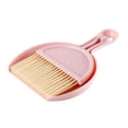 thumbnail image 1 of Dust Pan Small Broom And Dustpan Set Mini Hanging Keyboard Laptop Broom Dustpan For Office Table Desk CleaningPink, 1 of 1