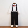 thumbnail image 2 of Timegard Toddler Baby Clothes Boy Formal Pants Button Comfy Casual Children Suit Pants Solid Color, 2 of 4