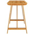 thumbnail image 3 of vidaXL 7 Piece Garden Bar Set with Cushions Grey, 3 of 5
