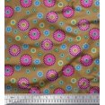thumbnail image 1 of Soimoi Rayon Fabric Flower Artistic Print Fabric by The Yard 42 Inch Wide, 1 of 3