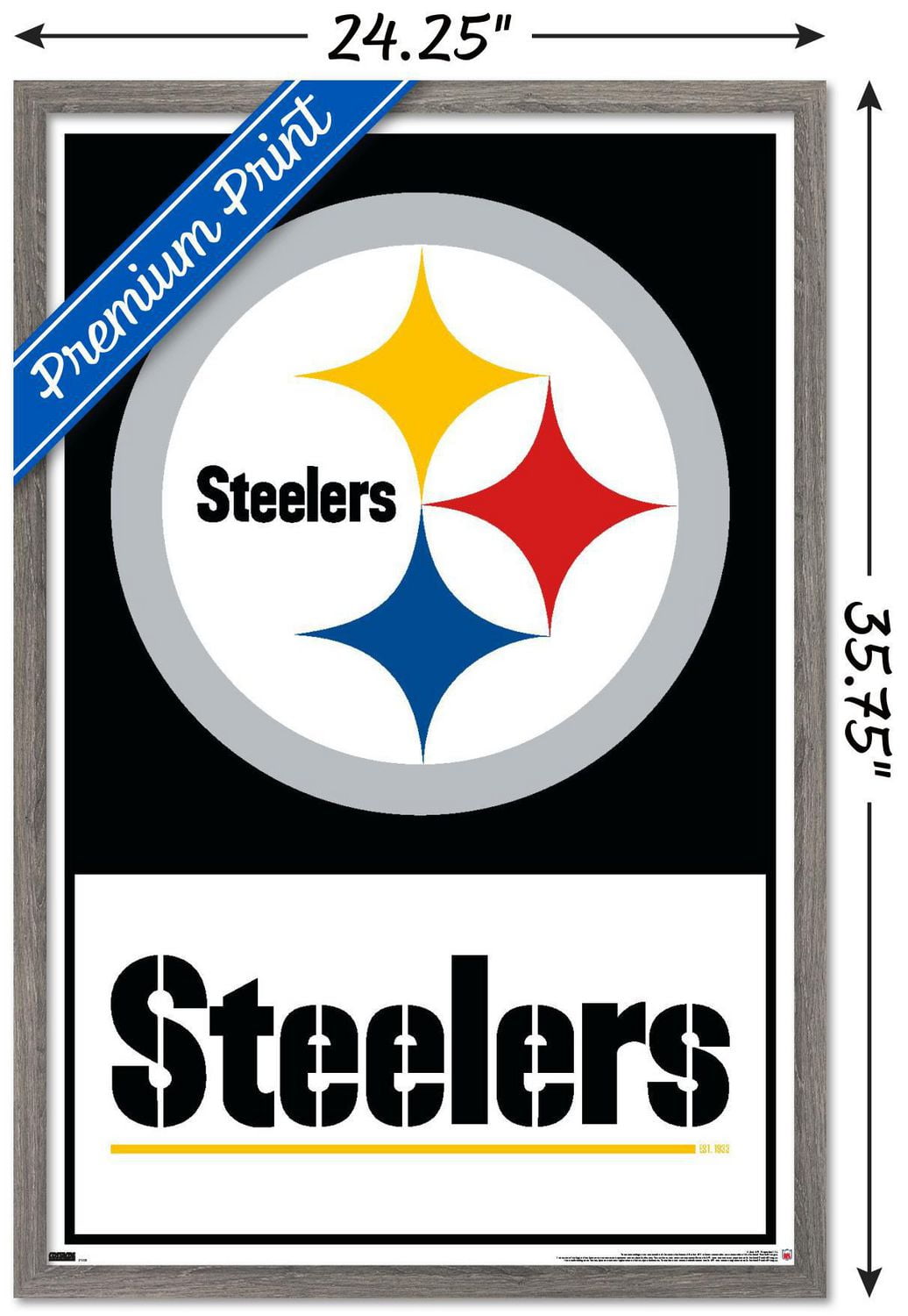 NFL Pittsburgh Steelers - Logo 21 Wall Poster
