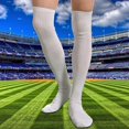 thumbnail image 2 of YOYO Mens Striped Over Knee Socks Long High Soccer Running Athletic Socks, 2 of 6