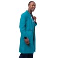 thumbnail image 3 of Adar Universal Unisex Lab Coats - Classic 39" Lab Coat - 803 - Teal Blue - 52, 3 of 7