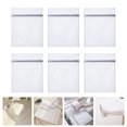 thumbnail image 4 of 6Pcs Thick Polyester Mesh Laundry Bags Hotel Home Clothes Washing Laundry Bags, 4 of 8