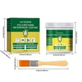 thumbnail image 1 of EGNMCR Scellant Étanche Scellant Invisible Revêtement en Polyuréthane Agent de Fuite avec Brosse pour Réparer les Murs Toilettes 100 g un Étanche, 1 of 2