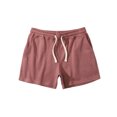 thumbnail image 4 of Men Solid Cotton Three-point Pants Sports Elastic Mid-waist Lace-up Shorts, 4 of 9
