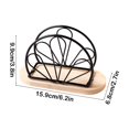 thumbnail image 2 of Table Napkin Rack Modern Metal Napkin Rack For Kitchen Tables And Countertops Cocktail Napkin Rack For Indoor And Outdoor Use, 2 of 6