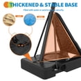 thumbnail image 4 of Portable Basketball Hoop,48"/52" Shatterproof Backboard,4.92-10ft Quick Adjustable Basketball Goal System,Mobile Stand with Wheels & Weighted Base for Backyard,Driveway,Court, 4 of 9