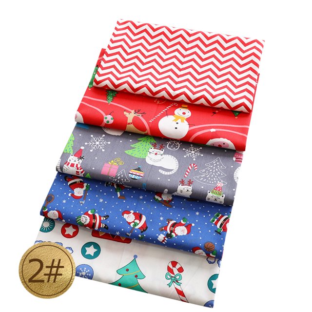 Christmas Patchwork Fabric Handmade Fabric