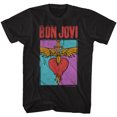 thumbnail image 1 of Bon Jovi Heart And Dagger Black Adult T-Shirt, 1 of 1