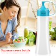 thumbnail image 2 of Food Storage Bags Plastic Bottles Seasoning Container Storage Jar Pot With Lid For Condiment Ketchup Honey Vinegar,Blue Kitchen Food Storage, 2 of 7