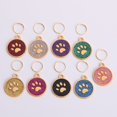 thumbnail image 4 of 10Pcs Pet Dog Cat ID Tag  Claw Engraved Collar Pendant Key Holder Bag Decor, 4 of 10