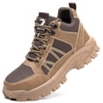 thumbnail image 1 of SuoKom Men's Steel Toe Slip Resistant Puncture Proof Construction Safety Work Shoes - Summer Savings Clearance, 1 of 7