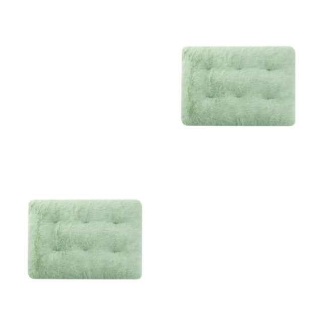 serony Lit Pratique pour Animaux de Compagnie Chien Confortable et Mignon Lit de Cage pour Chien Vert TP 2Set