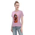 thumbnail image 4 of T-Shirt Basique à Manches Courtes pour Femmes Dragon Ball Little Goku, 4 of 6