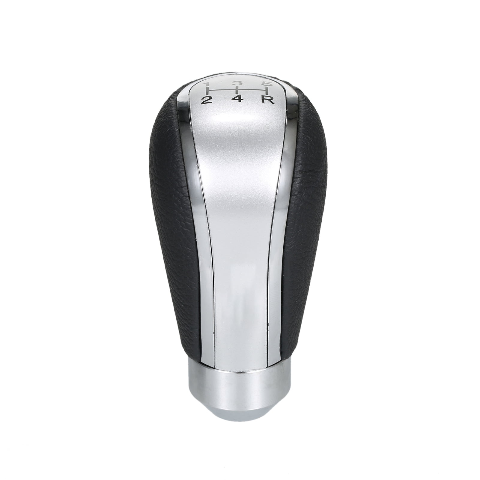 Automatic Shift Knob Car Gear Shift Shifter Knob Stick Head Handle Lever Manual Silver Replacement